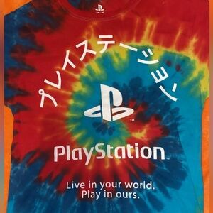 PLAYSTATION beautuful tie dye t-shirt